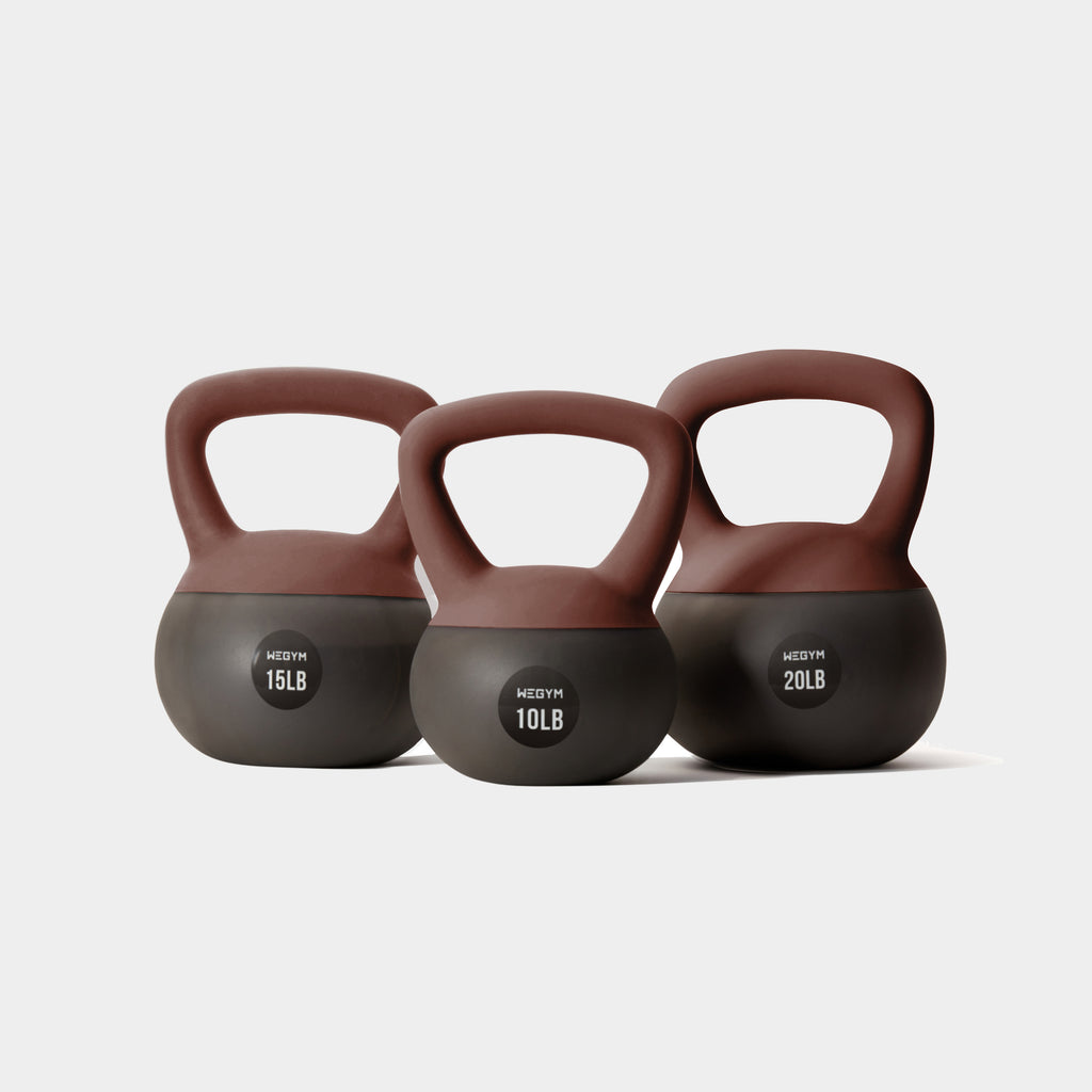 Gen 2 Soft Kettlebell Set – 10, 15, & 20 lbs