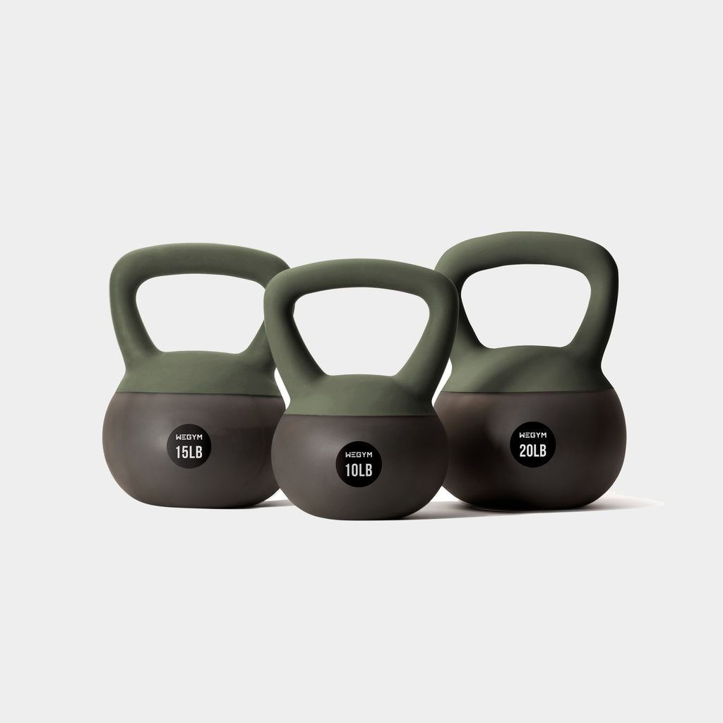 Gen 2 Soft Kettlebell Set – 10, 15, & 20 lbs