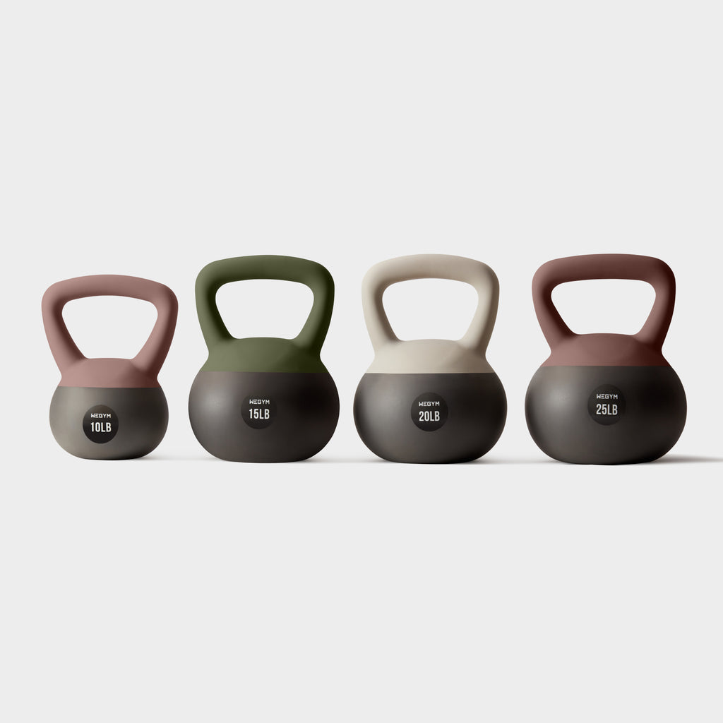 Soft Kettlebell Set - 10, 15, 20, 25 lbs