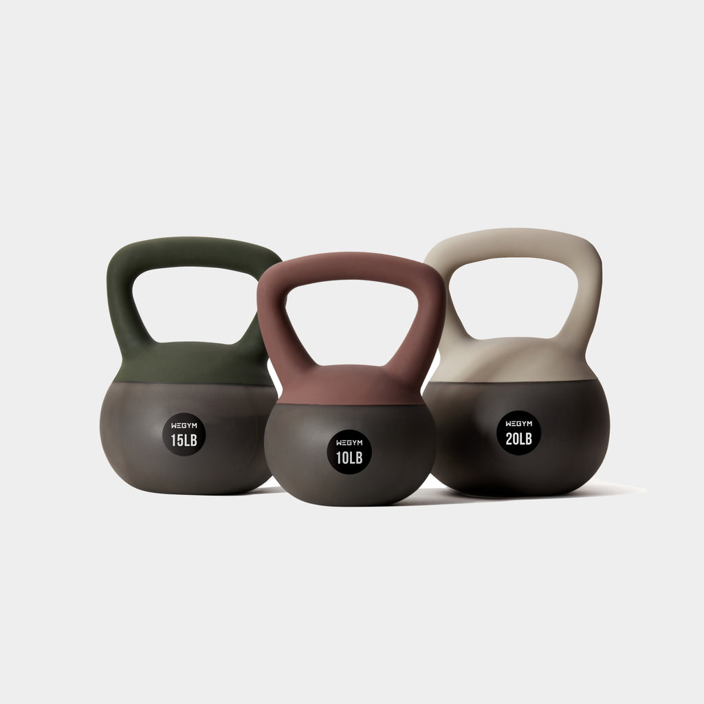 Gen 2 Soft Kettlebell Set – 10, 15, & 20 lbs