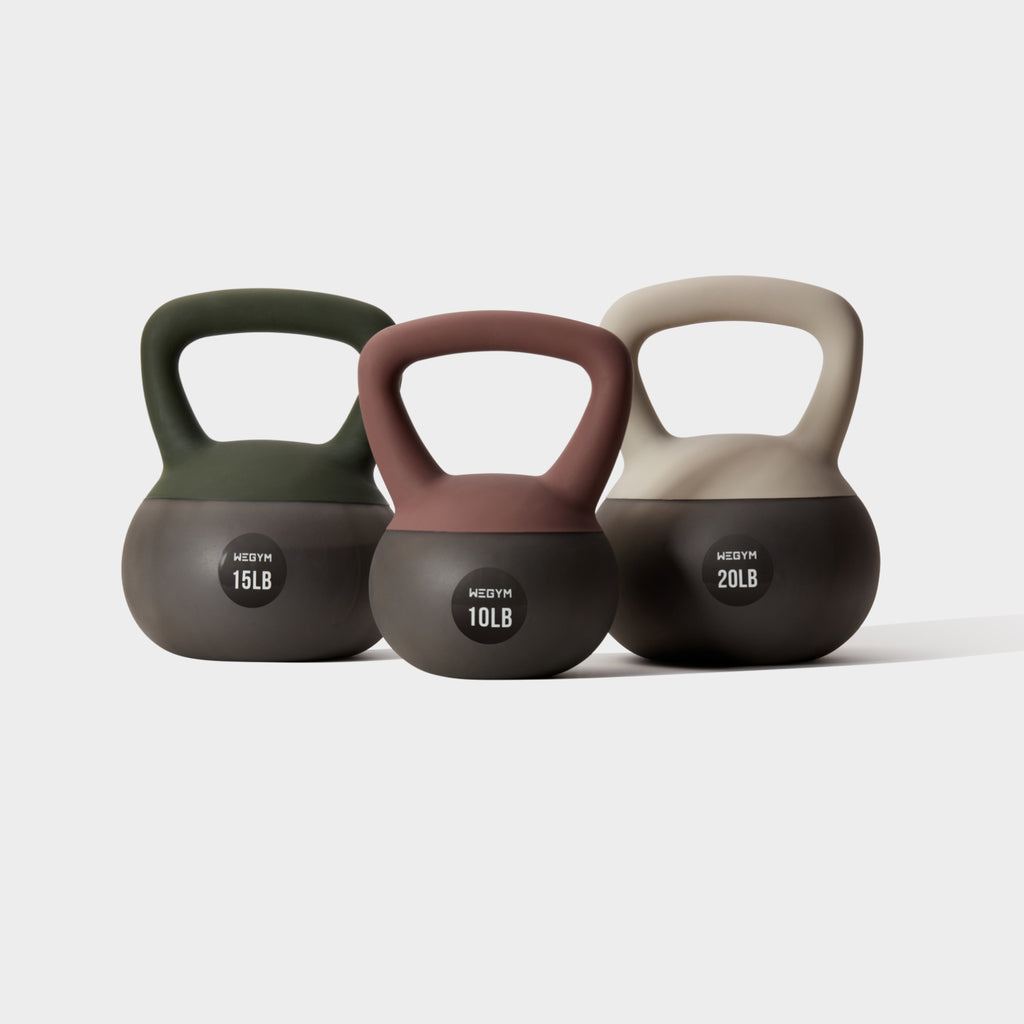 Soft Kettlebell Set - 10, 15, & 20 lbs – WeGym Fitness