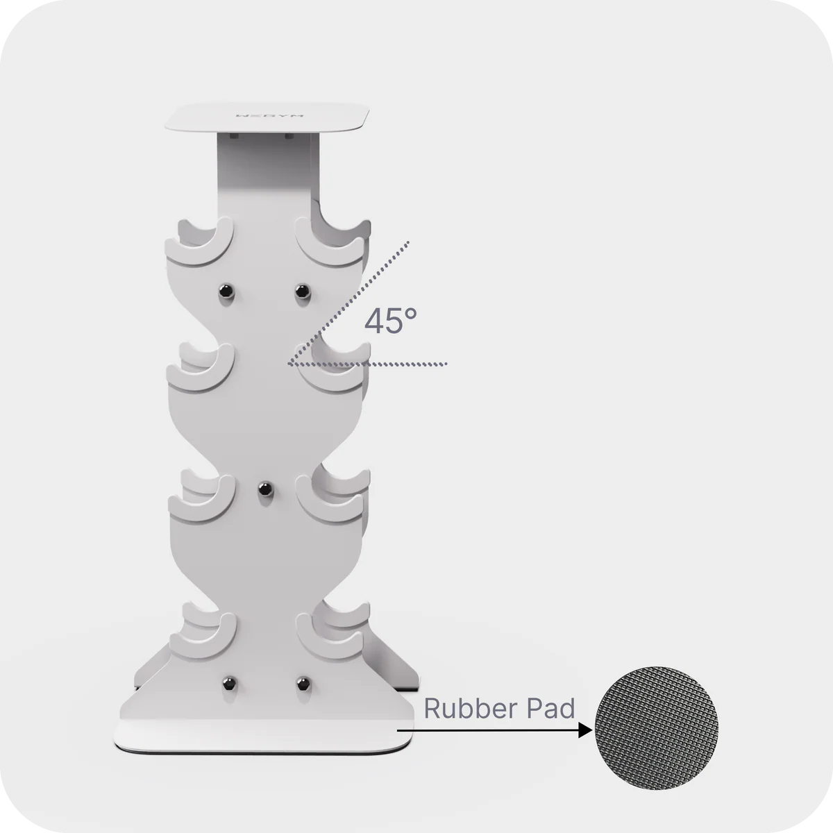 Dumbell Rack Protector Dumbbell Racks – WeGym Fitness