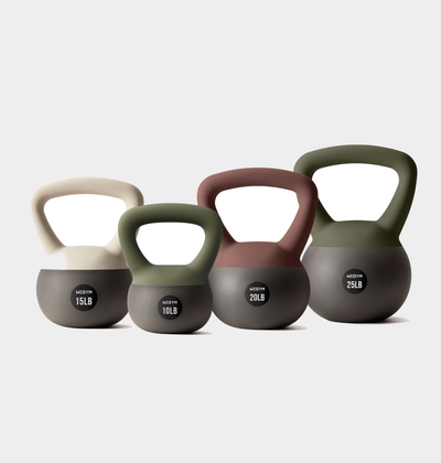 Soft Kettlebell Set - 10, 15, 20, 25 lbs