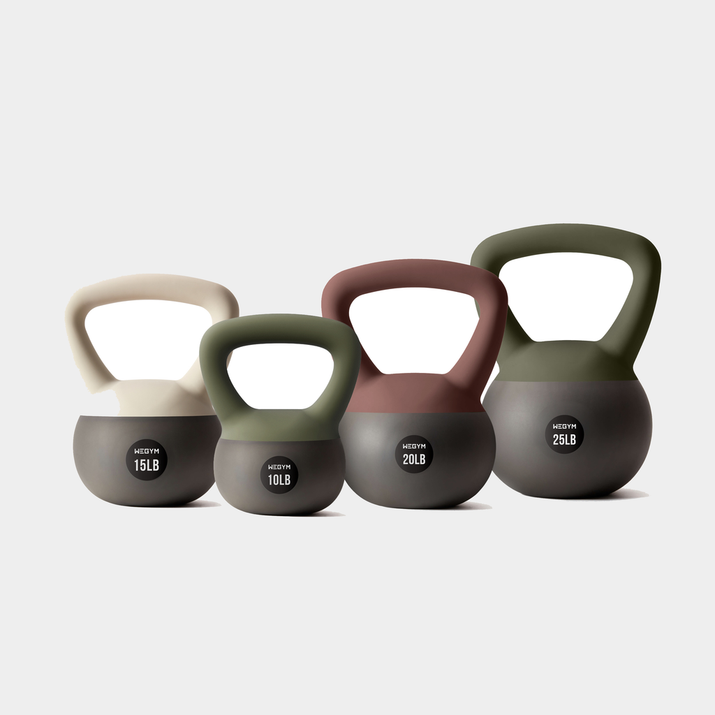 Soft Kettlebell Set - 10, 15, 20, 25 lbs