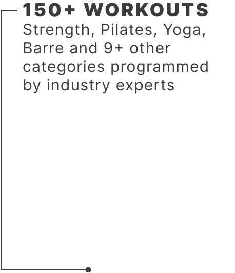 150+ Workouts